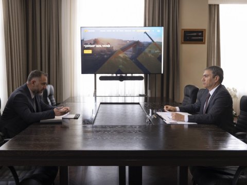 &ldquo;AzerGold&rdquo;un sədri 4-cü &ldquo;Yüksəliş&rdquo; müsabiqəsinin qalibi ilə görüşdü
