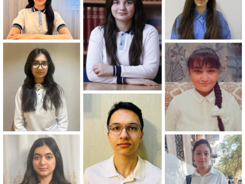 300 bal toplayan Bakı məktəbliləri - FOTO