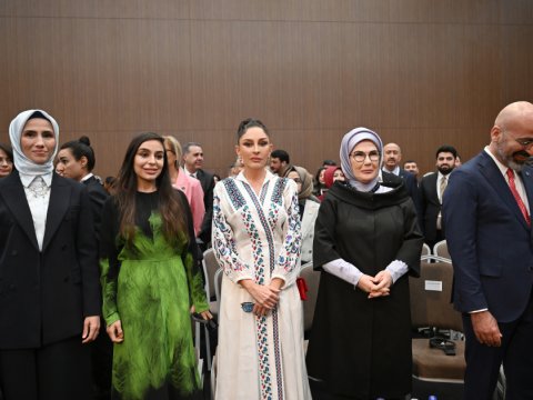 Mehriban Əliyeva Antalya Diplomatiya Forumunda - FOTOLAR
