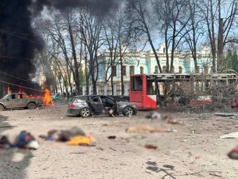 Ukraynaya&nbsp;raketlər atıldı:&nbsp;20-dən çox dinc sakin öldü