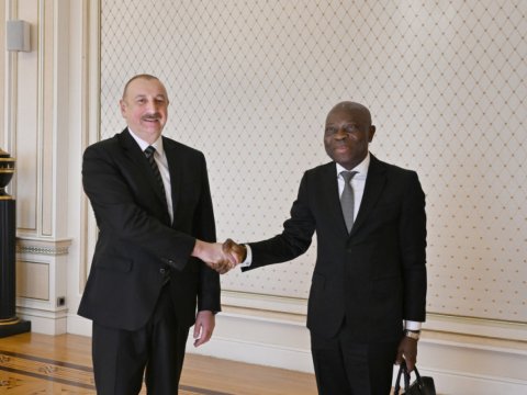 İlham Əliyev Jilber Hunqbonu qəbul edib