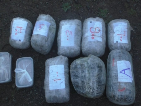 Yardımlıda 12 kq narkotik aşkarlandı