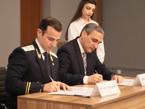 Baş Prokurorluqla Qarabağ Universiteti arasında sənəd imzalandı&nbsp;- FOTOLAR