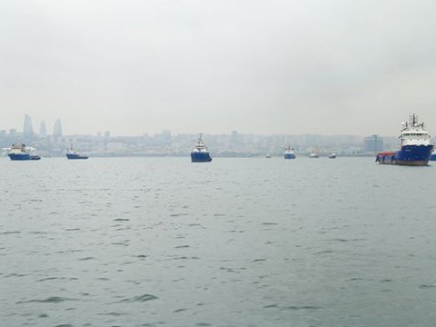 Gəmilərə xəbərdarlıq edildi - Dalğanın hündürlüyü 6 metr olacaq