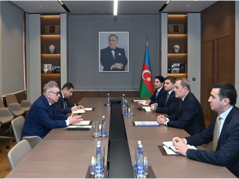 Ceyhun Bayramov BMT Baş katibinin köməkçisi ilə görüşüb