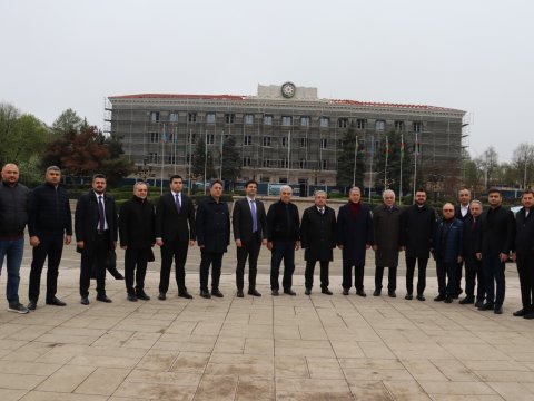 Türkiyəli deputatlar Xankəndidə - FOTO