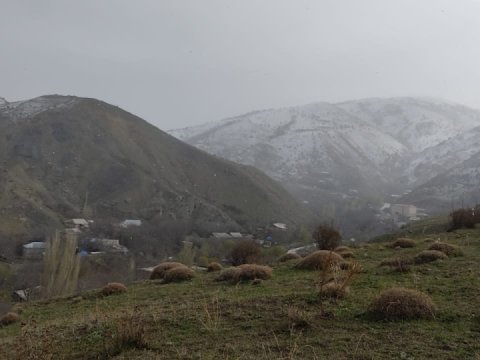 Naxçıvana da qar yağıb - FOTOLAR
