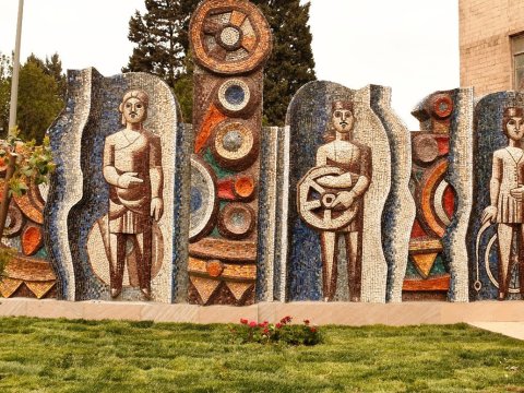 Bakıda mozaikalar bərpa edilir - FOTOLAR