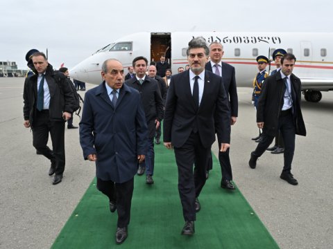 Gürcüstan Prezidenti AZƏRBAYCANDA