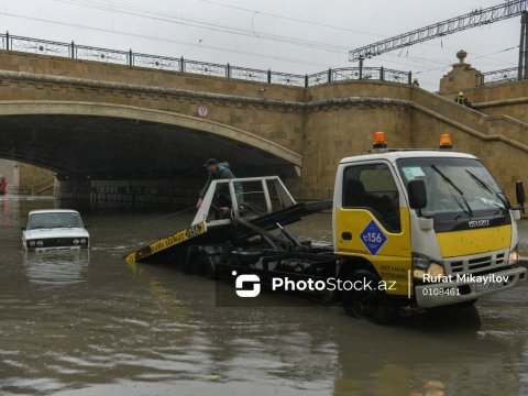 Bağırov tunelində SON VƏZİYYƏT - FOTO+VİDEO