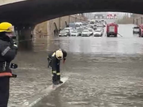 FHN əməkdaşları Bağırov tunelində - Son GÖRÜNTÜLƏR