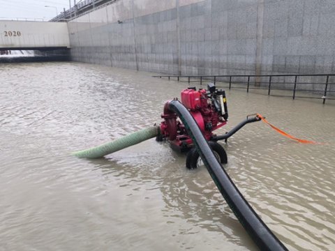 Sabunçu tunelindəki su&nbsp;çəkildi