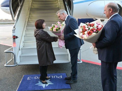 Sahibə Qafarova Rusiyaya getdi - FOTO 