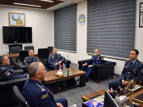 Azərbaycan və Serbiya HHQ komandanları görüşdü