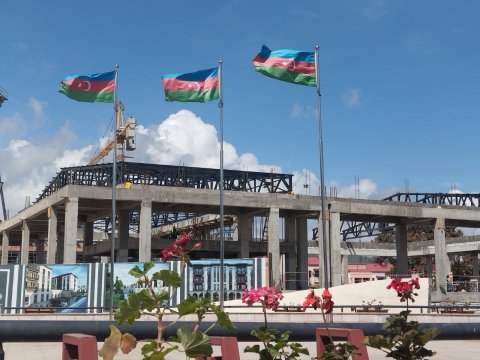 DiplomatlarXankəndidəki tikinti-quruculuq işləri ilə tanış olublar