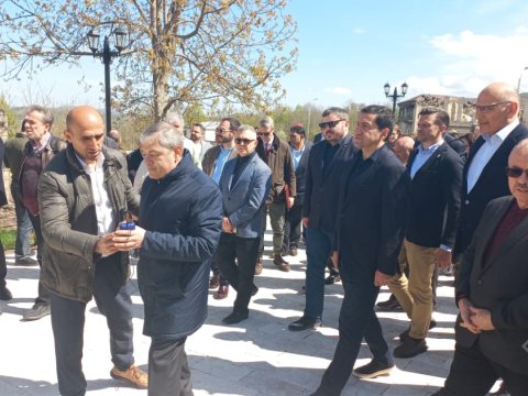 Xarici diplomatlar Şuşada - FOTOLAR