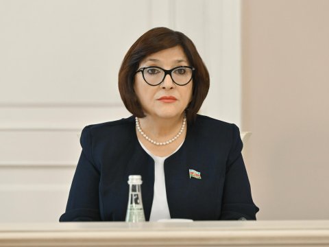 Sahibə Qafarova Sankt-Peterburqda çıxış etdi