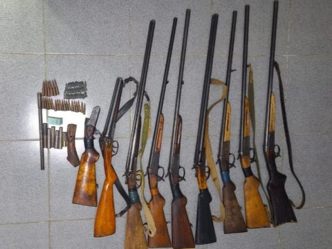 Sənədsiz ov tüfəngləri yığışdırılır