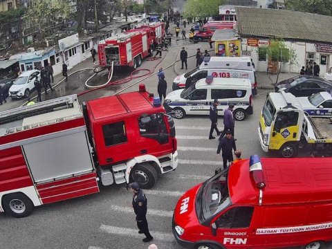 Yanğına görə yollardakı məhdudiyyət götürüldü