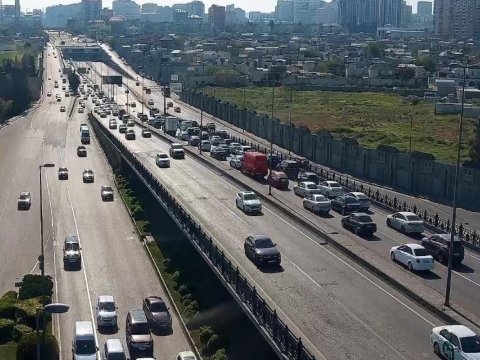 Ziya Bünyadov prospektində qəza - FOTO