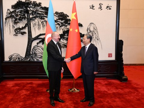 Prezident Çində onunla görüşdü - FOTO