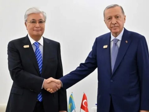 Tokayev Ərdoğana teleqram göndərdi