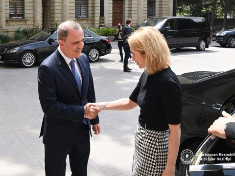 Ceyhun Bayramov&nbsp;Kaya Kallası qarşıladı - FOTO