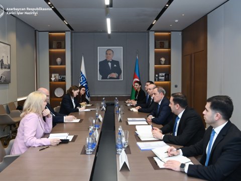 Bayramovla Sinirlioğlu arasında geniş tərkibli görüş - FOTO