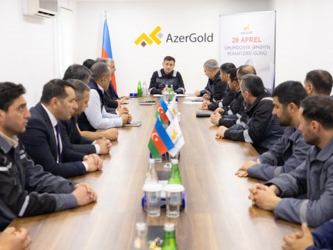 &ldquo;AzerGold&rdquo;da təhlükəsiz ötüşən iş saatlarının sayı tarixi maksimuma çatıb -&nbsp;FOTO