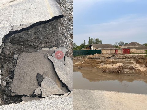 Şabranda selin dağıtdığı yol və körpü nə zaman bərpa ediləcək? - VİDEO