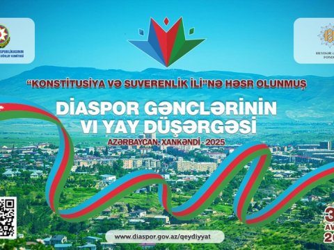 Diaspor Gənclərinin VI Yay Düşərgəsi Xankəndidə keçiriləcək