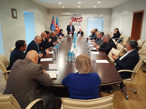 Türkiyə səfiri Mətbuat Şurasında - FOTO