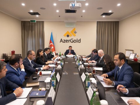 &ldquo;AzerGold&rdquo;da hasilatın pay bölgüsü haqqında Saziş üzrə Rəhbər komitənin iclası keçirilib
