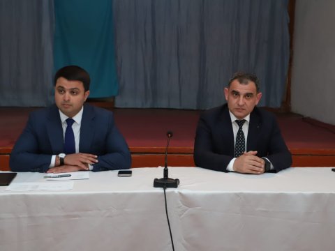 Neftçalanın icra başçısı səyyar görüş keçirib - FOTO