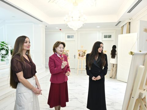 Türk Mədəniyyəti və İrsi Fondunu ziyarət etdilər - FOTOLAR