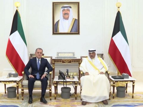 Ceyhun Bayramov Küveyt&nbsp;Vəliəhdi ilə görüşüb