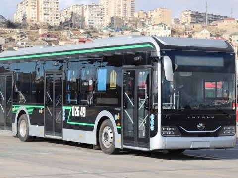 5 marşrut xəttinə yeni avtobuslar buraxılır