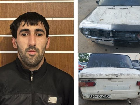 Avtoxuliqanlıq edən sürücü həbs olundu&nbsp;- VİDEO