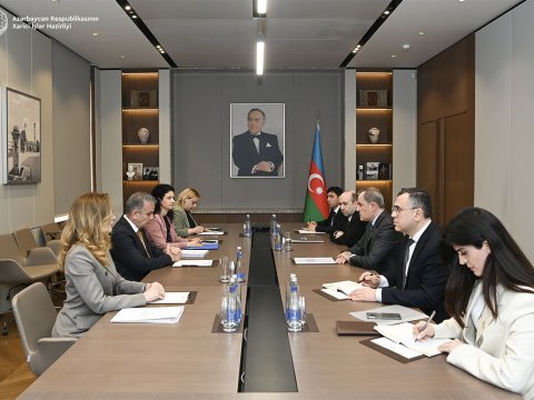 Ceyhun Bayramov Şimali Makedoniya XİN rəhbərinin müavini ilə görüşdü