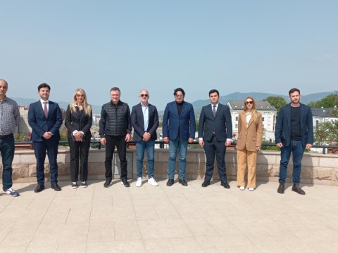 İtaliyalı deputatlar Xankəndidə - FOTOLAR