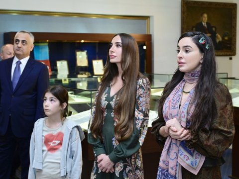 Leyla&nbsp;və Arzu Əliyevalar Naxçıvanda&nbsp;- FOTOLAR