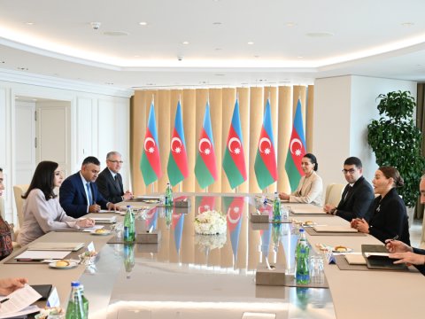 Mehriban Əliyeva Mərakeşin xanım Şahzadəsi ilə görüşdü - FOTO