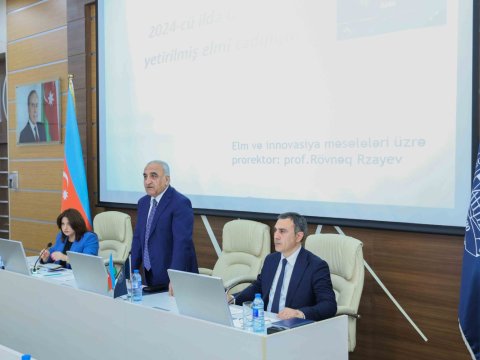UNEC-də Elmi Şuranın iclası oldu&nbsp;- FOTOLAR