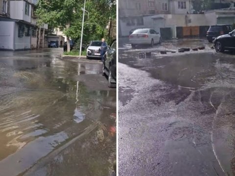 Yasamalda içməli su xəttində QƏZA