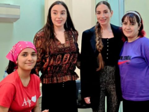 Leyla və Arzu Əliyevalar Onkologiya Mərkəzində&nbsp;- FOTOLAR
