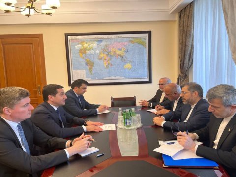 Hikmət Hacıyev&nbsp;Səid Xətibzadə ilə görüşdü