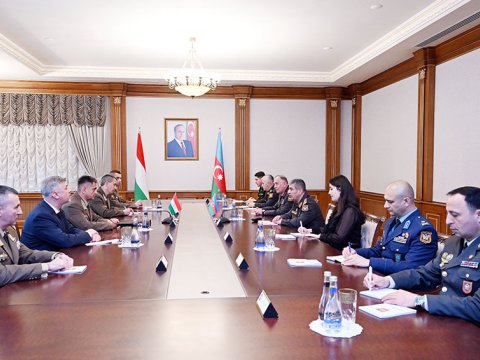 Macarıstan Müdafiə Qüvvələrinin Baş Qərargah rəisi Azərbaycana gəldi