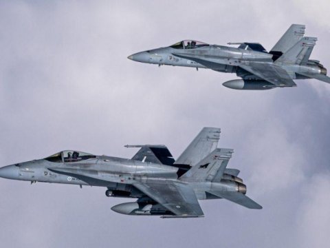 Finlandiyaya məxsus qırıcı təyyarə qəzaya uğradı