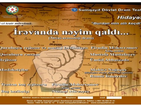 Sumqayıt Teatrında premyera: "İrəvanda nəyim qaldı..."