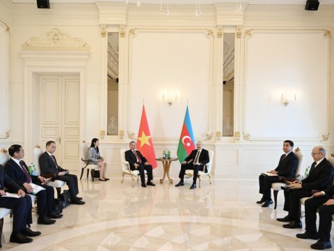 Prezidentin To Lam ilə geniş tərkibdə görüşü başlayıb